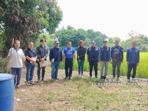ลงพื้นที่สำรวจตรวจสอบ และ พิจารณาโครงการ โครงการฝายแก่งโป่งน้ำ